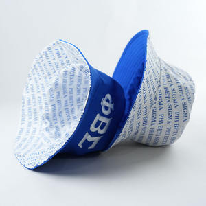 Chapeaux de pêcheur personnalisés à la mode, réversibles, ajoutez votre propre design, en coton - Product Image 2