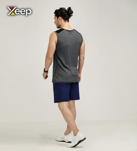 Shorts décontractés pour hommes XEEP personnalisables, légers, solides, de haute qualité, à séchage rapide, respirants, avec cordon de serrage, tricotés, service OEM - Product Image 3