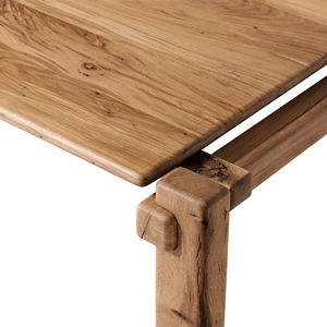 Mesa de Jardín Moderna de Madera de Teca Sólida, Mesa de Centro para Exteriores, Material de Teca Ecológico para Jardines y Patios - Romana - Product Image 4