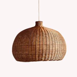 Lampe suspendue en rotin rustique bohème élégante, décorative, faite à la main, pour la maison et les restaurants - Product Image 2