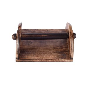 Wooden Napkin Holder for Dining <b>Table</b> <b>Kitchen</b> Stylish Tissue Paper Stand Organizer - Product Image 2