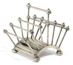 Top Quality Large Aluminum Metal <b>Toast</b> <b>Holder</b> Bread Rack Luxury Design Elegant Durable Stand for Home Kitchen - Product Image 4