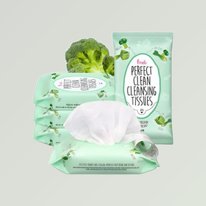 Produit de soin de la peau Prreti Korean Perfect Clean Daily Cleansing Tissues Fabriqué en Corée Nettoyant visage 2 pièces - Product Image 5