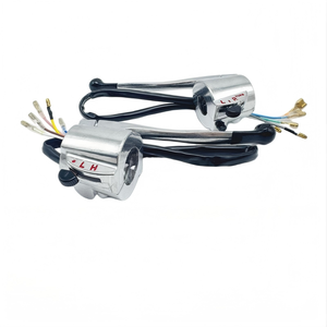 Ensemble de commutateurs de guidon CG125 complet, commande gauche/droite pour <span class=keywords><strong>moto</strong></span> Honda CG125 - 12V universel - Product Image 2