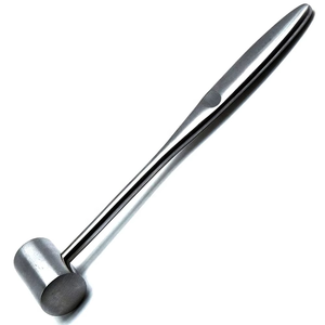 Marteau à percussion orthopédique chirurgical en acier inoxydable Premium Mead Solid Mallet 19 cm, poids 320 g, réutilisable, outils pour fractures, CE ISO - Product Image 3