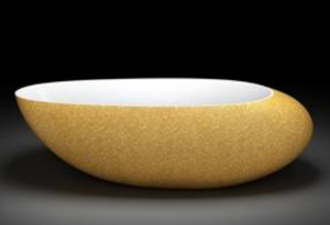 Baignoire autoportante rectangulaire traditionnelle en pierre artificielle écologique 1,6 m avec drain, hydrothérapie 40 jets, pour usage intérieur - Product Image 3