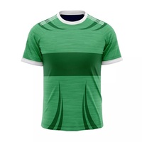 Camiseta Deportiva Sublimada Transpirable 100% Poliéster para Hombre y Mujer, con Logotipo Personalizado, para Hurling, Fútbol Gaélico y Fútbol