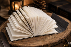 Carnets en cuir vintage Celtic Tree Life, reliure cousue, avec papier à bords festonnés vintage, journaux et agendas, carnet de croquis - Product Image 4