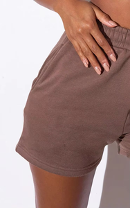 Shorts en coton éponge pour femmes, doux et respirants, vêtements de détente, logo personnalisé, shorts pour hommes, fabricant de marques privées - Product Image 5