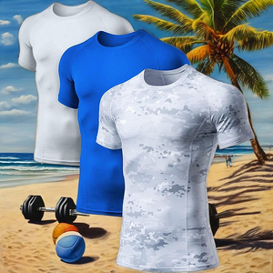 Traje de Baño de Compresión para Hombre, 100% Poliéster, Protección UV, para Deportes al Aire Libre y Ciclismo - Product Image 6