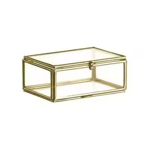 Exclusive Metal Jewelry Organizer <b>Box</b> for Rings <b>Earrings</b> Necklace Storage Home Use - Product Image 6