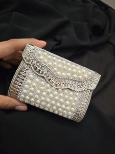 Bolsos de Mensajero Estilo Bohemio Indio con Mosaico, Bolsos de Mano de Lujo para la Noche, Bolsos de Metal para Mujer, Bolsos de Mano Hechos a Mano para Bodas, Venta al por Mayor - Product Image 5