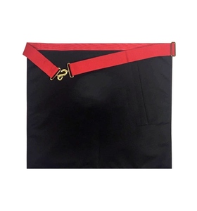 King Royal Arch Chapter apron red <b>machine</b> embroidery masonic apron fraternal regalia ceremonial apron - Product Image 3