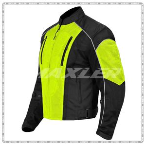 CE Approved Short Sportswear All-Season Waterproof Motorbike <b>Jacket</b> Breathable Textile with Reflective Details <b>Plus</b> <b>Size</b> Options - Product Image 2