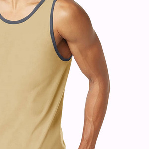 Débardeur Homme Couleur Unie en Gros, Vêtements de Sport Personnalisés, Fournisseur OEM de Débardeurs de Fitness pour Hommes, Meilleures Ventes - Product Image 1