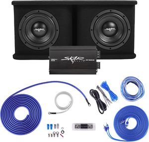 Caisse de subwoofer ventilée Skar Audio SDR Series double 8 pouces 1400W, la plus vendue |   SDR-2X8D4 - Product Image 1