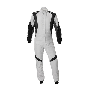 Combinaison de travail pour homme, blanche et noire, en polyester, confortable, avec logo personnalisé, non toxique, taille 6XL, manches longues, respirante, uniforme industriel - Product Image 1