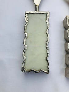 ชุดที่เปิดขวดหินอ่อนสีขาว3ชิ้นในสแตนเลสสุดหรูพร้อมหินอาเกตที่สมบูรณ์แบบสำหรับอุปกรณ์เสริมบาร์และของขวัญ - Product Image 4