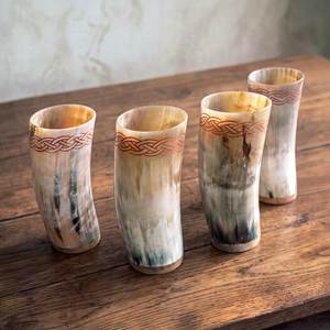 Nouvelles tendances : Verres et tasses en corne d'animal Viking, faits à la main, polis, écologiques, adaptés aux aliments, compatibles lave-vaisselle - AUREVIA CRAFTS - Product Image 4