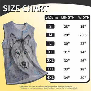 Débardeur Homme Personnalisé à Col Rond avec Impression Réaliste, Motif Animalier, Décontracté, Sans Manches, Entièrement Imprimé, Style Nature et Plein Air - Product Image 5
