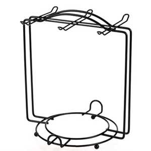 Metal Mug Holder Stand with Rectangular Base Vertical Frame Curved Hooks Hanging Ceramic Coffee Mugs Modern <b>Kitchen</b> Organize - Product Image 5