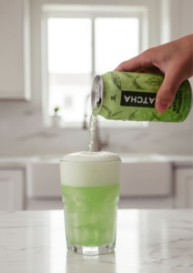 Bebida de Matcha Latte Enlatada con Cafeína, 320 ml, 24 Meses de Duración - Product Image 5