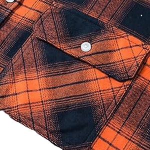 Fournisseur de chemises en flanelle 100% coton anti-plis à motif écossais, style italien, sur mesure pour hommes, décontractées et professionnelles - Product Image 3