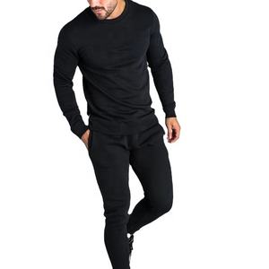 Conjunto de sudadera y pantalón corto deportivo para trotar, chándal con logotipo personalizado, estampado o bordado - Product Image 1