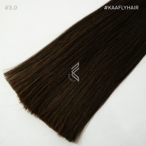 Extensions de cheveux vierges européens Kératine K Tip Blond naturel produits capillaires humains teints - Product Image 4