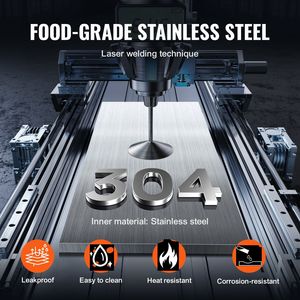 Dispenser Elettrico Commerciale per Formaggio 2.3 Qt, Scaldafonduta in Plastica con Regolazione della Temperatura da 86-230 Fahrenheit - Product Image 5