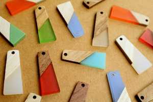 Hot Sale Original Wood Pendants Resin Epoxy <b>Sticker</b> DIY & Different Styles for Choice More Colors for Choice - Product Image 5