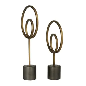 Handmade Artistic Iron Sculpture Premium Statement for Luxury HomesHigh Quality Modern Stainless Steel Landscape Wall Sculpture - Product Image 4