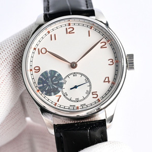 Montre mécanique automatique pour homme, élégante et romantique, avec bracelet en cuir de vachette, idéale pour les déplacements professionnels, petite montre à trois aiguilles. - Product Image 1