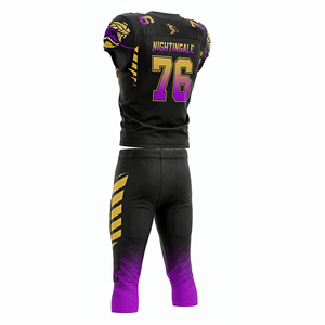 Maillot de football américain, uniforme d'équipe de football, uniforme de football personnalisé, maillot d'équipe de football, uniforme d'entraînement de football - Product Image 3