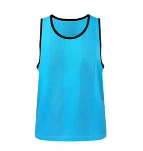 Chaleco de entrenamiento de fútbol de malla de nailon, petos personalizados con sublimación, conjunto de práctica para equipos infantiles, estilo con nombre, top - Product Image 2