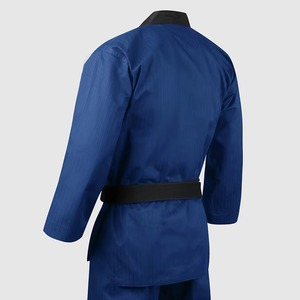 Uniformes de Taekwondo Extensibles Personnalisés avec Logo, Dobok d'Arts Martiaux, Tenue d'Entraînement de Karaté pour Adultes Ceinture Noire OEM – Vente en Gros - Product Image 3