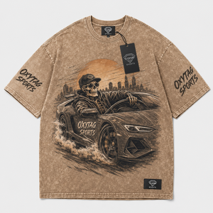 Camiseta de algodón de alta calidad para hombre, lavado ácido, al por mayor, estilo urbano, manga corta, cuello redondo, informal, personalizable frontalmente - Product Image 6