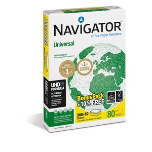 Papel Navigator A4 de entrega rápida, adecuado para la amplia demanda minorista y el movimiento de mercancías a granel - Product Image 1