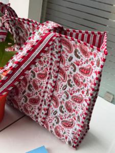 Bolsa de Mano Acolchada 100% Algodón, Resistente, con Cierre de Cremallera, Asas Largas, Ecológica, Reutilizable, Opción de Logotipo Personalizado, Embalaje en Caja - Product Image 2