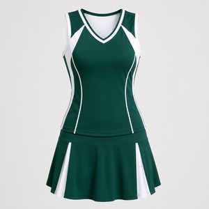 Tenue de tennis haut de gamme pour femmes avec tissu léger et doux et coupe flexible offrant un confort tout au long de l'entraînement et des matchs - Product Image 1