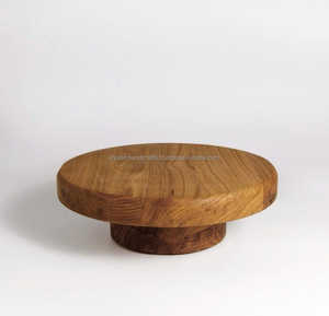 Support à gâteau compact en bois avec finition polie, idéal pour les petits gâteaux, les célébrations personnelles, la table d'affichage et les cadeaux - Product Image 6