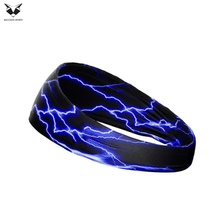 Diadema Deportiva de Béisbol Azul Relámpago, Transpirable, de Alta Elasticidad, Nueva, Moderna, Personalizada, de Buena Calidad, que Absorbe la Humedad - Product Image 4