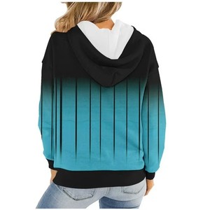 Sweat-shirt à capuche en coton avec poche avant, coupe classique, vêtement décontracté unisexe, tricoté, séchage rapide, 370g, style automne - Product Image 4