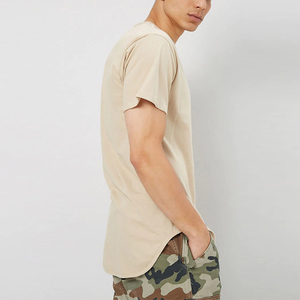 T-shirts pour hommes à manches courtes, col rond, 100% coton peigné épais, en velours côtelé, nouveau style, vierges, imprimables, séchage rapide - Product Image 2