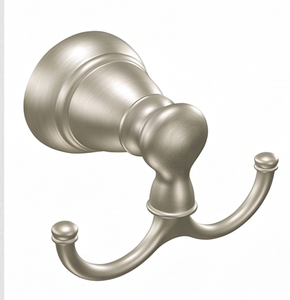 Finest Quality Classic Metal Double <b>Hook</b> Wall Mount Rust Resistant For Clothing Storage Stylish Home Decor - Product Image 1