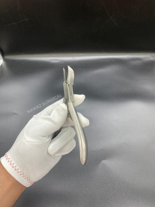 Coupe-ongles en acier inoxydable à double ressort, courbé, 14,5 cm, coupe-cuticules pour manucure et pédicure, instruments de podologie - Product Image 6