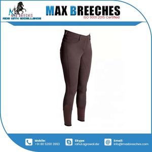Pantalon équestre Jodhpurs serré d'équitation de logo personnalisé en nylon avec impression de silicone à vendre - Product Image 5
