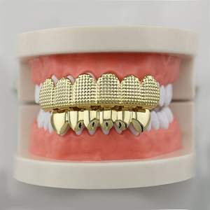 2023 estilo Vintage personalizado hombres Provence Grillz 10K oro sólido dientes parrilla polvo Moissanite chapado en oro decoración de regalo de fiesta - Product Image 6