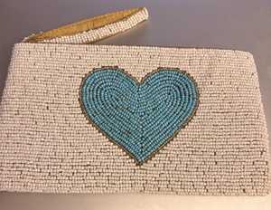 Monedero Pequeño Personalizado con Bordado de Cuentas, Monedero Decorativo Hecho a Mano, Bolsa de Almacenamiento Compacta para Viajes para Mujer, Artesanía en Tela - Product Image 4
