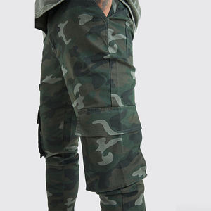 <b>Camo</b> Design High Quality Winter Hot Selling 100% Cotton Material Slim Fit Streetwear Fashionable Pockets <b>Men's</b> <b>Cargo</b> Trousers - Product Image 6